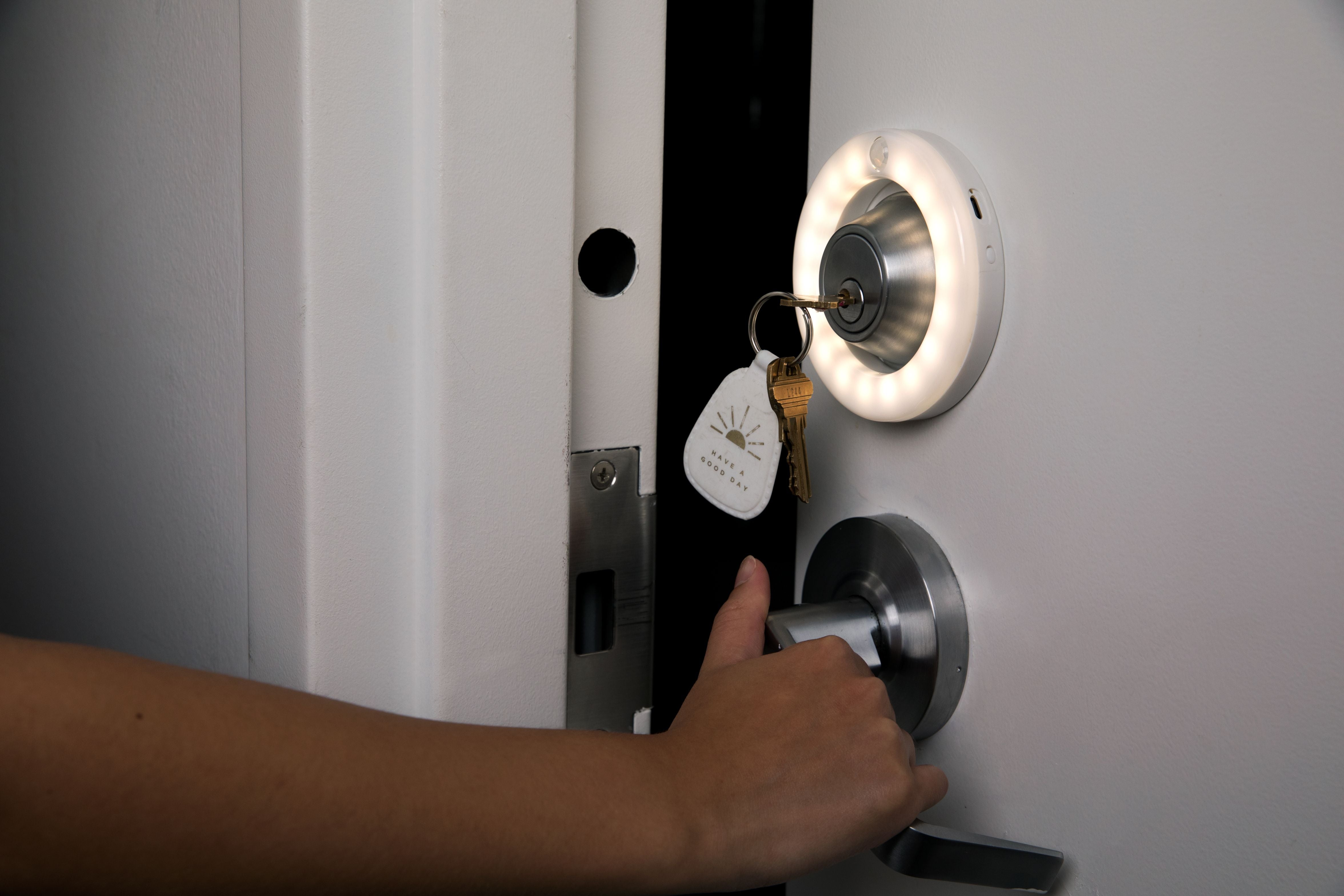 Door HALO: LED, rechargeable, motion sensor Safety and Security light