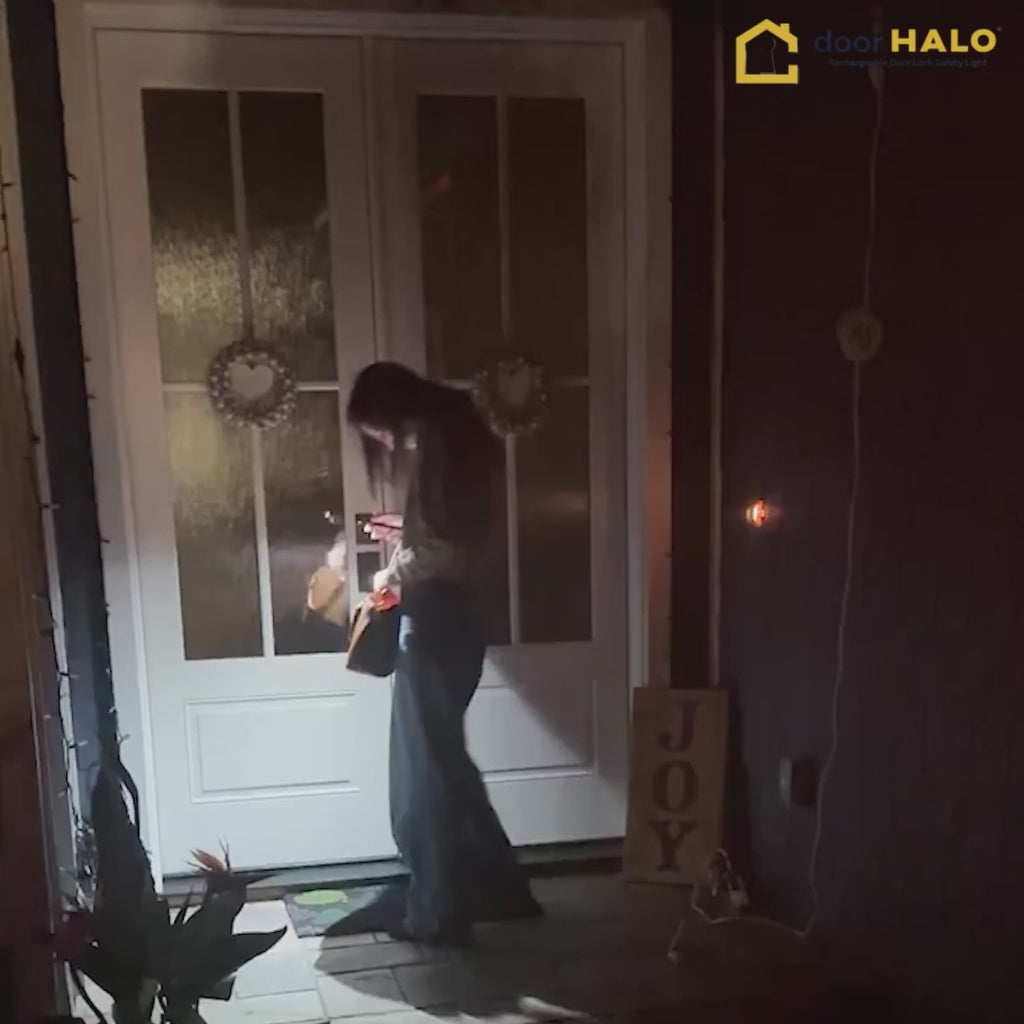 DoorHALO Home Safety Bundle – 3 Rechargeable Motion Sensor Door Lights (TV Special)